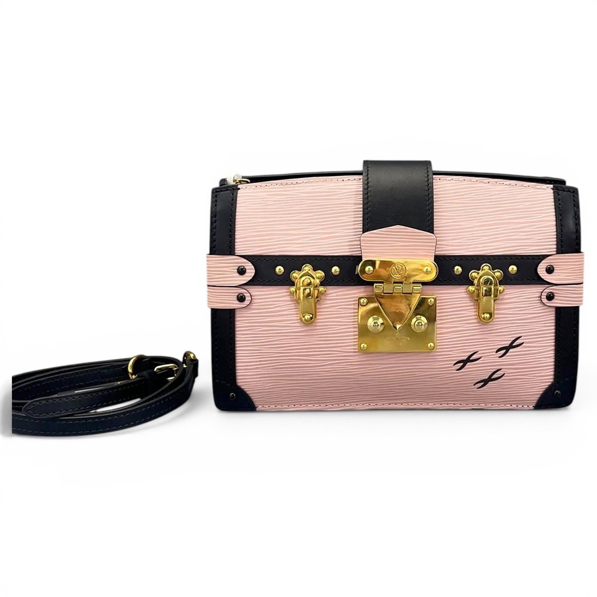 Pochette Trunk leather crossbody bag