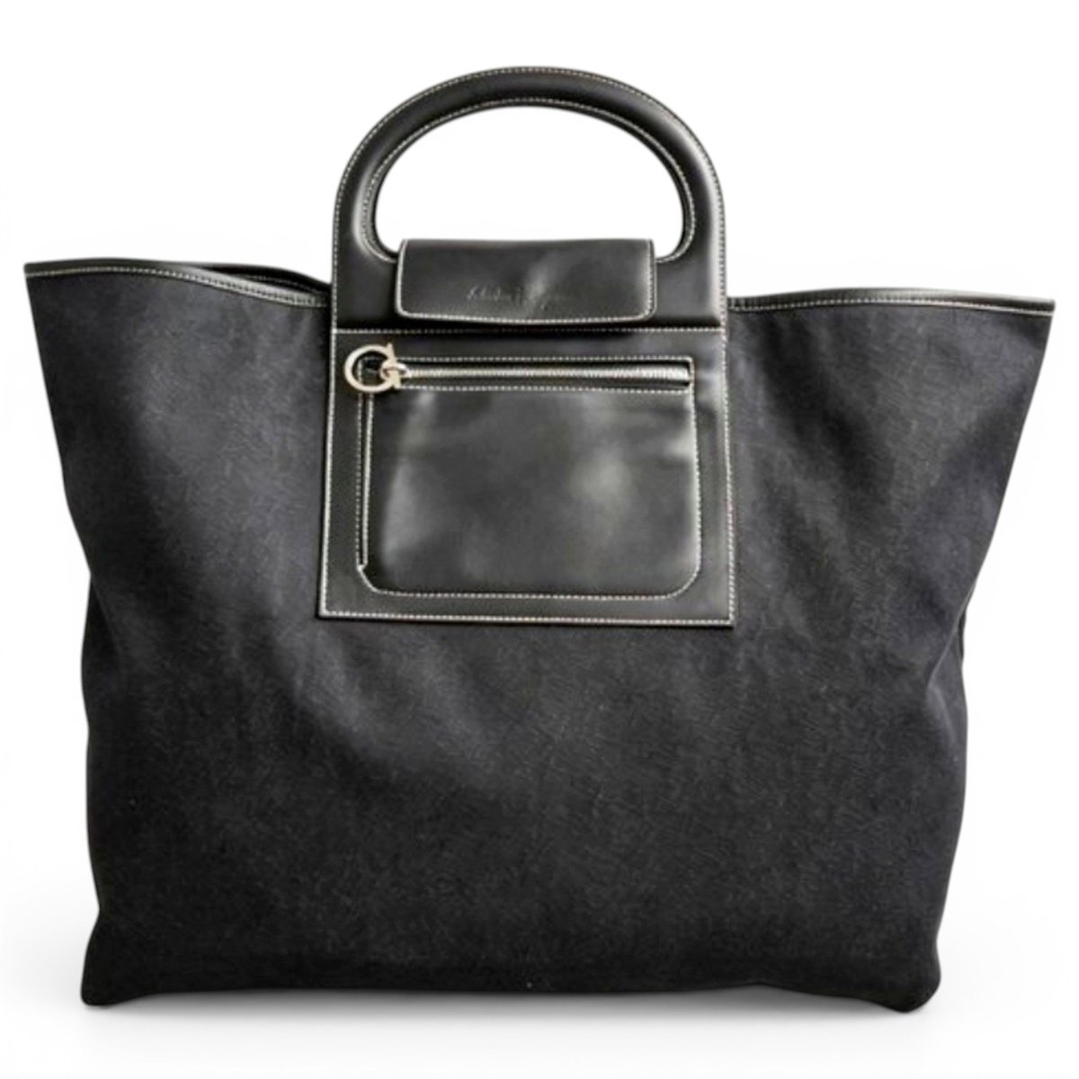 Wanda leather tote