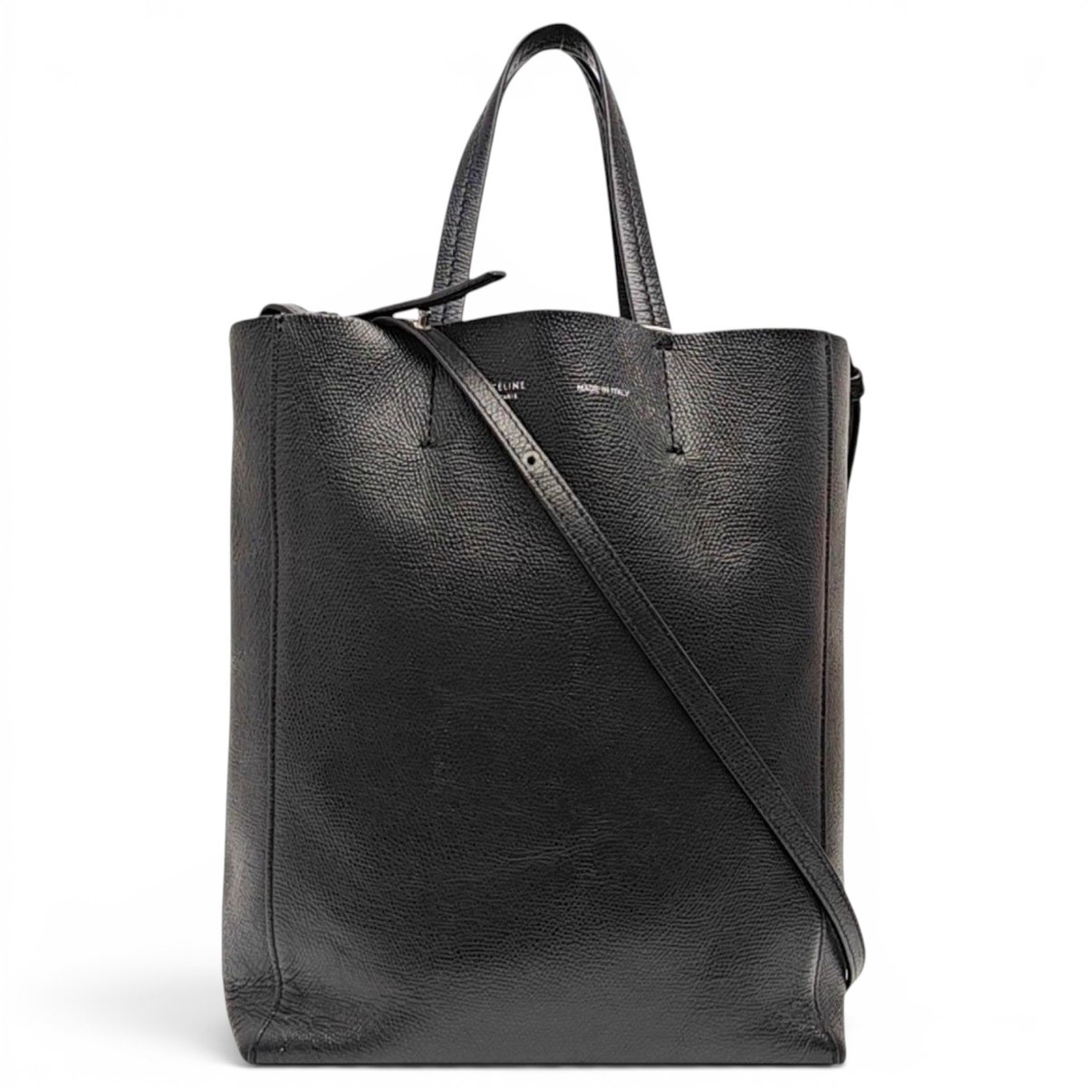 Cabas leather tote