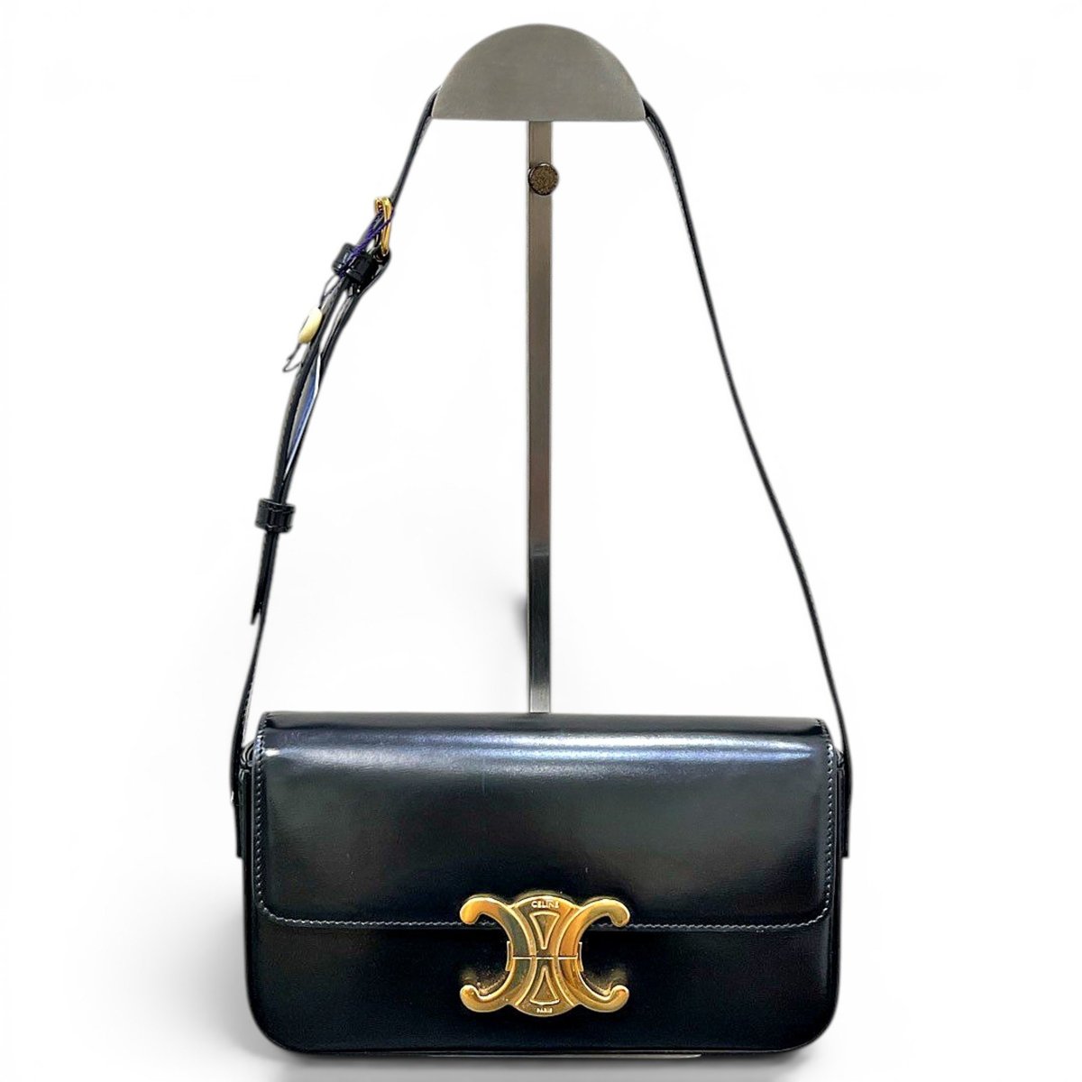 Triomphe Long leather handbag