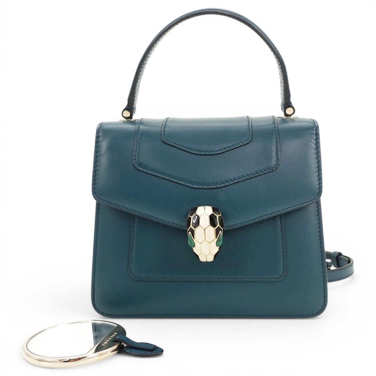 Serpenti leather crossbody bag