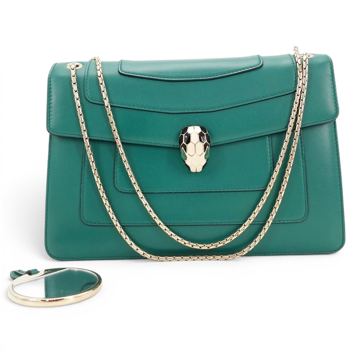 Serpenti leather crossbody bag