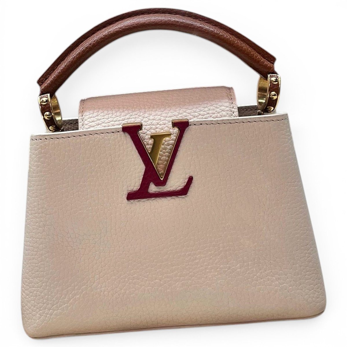 Capucines leather handbag