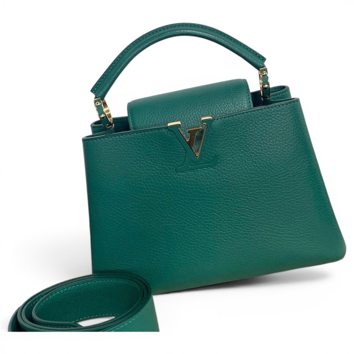 Capucines leather handbag