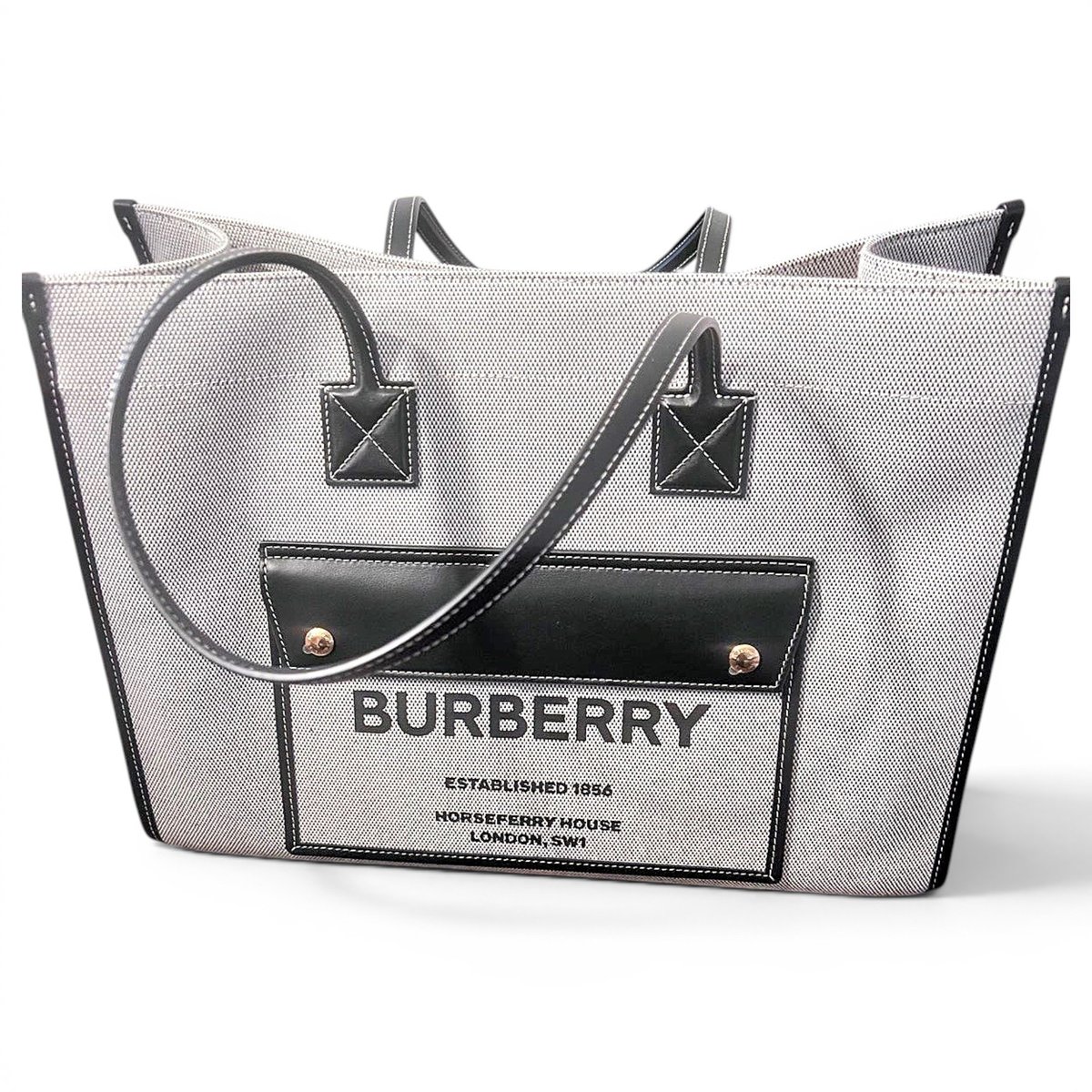 Freya linen handbag