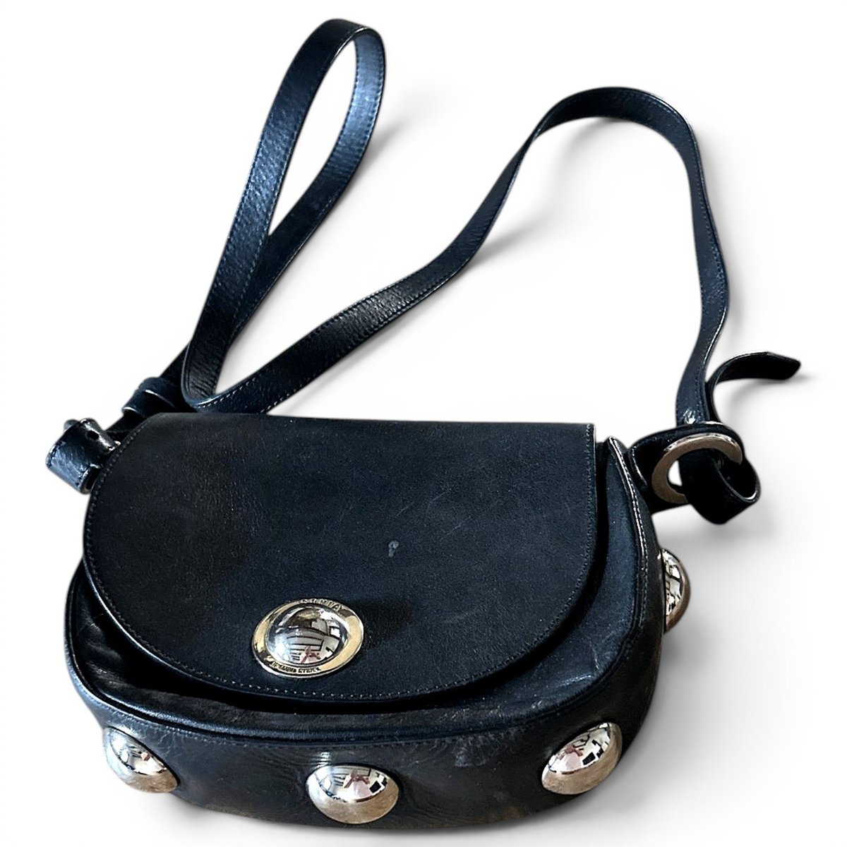 Leather crossbody bag