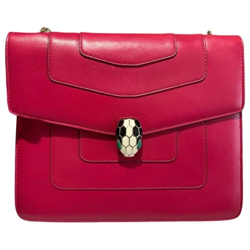 Serpenti leather handbag