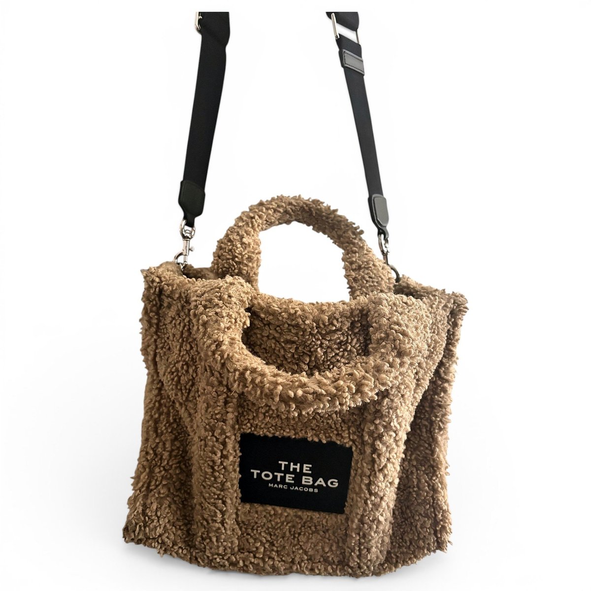 The Tag Tote faux fur tote