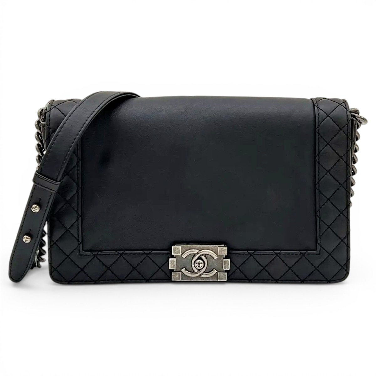 Boy leather crossbody bag