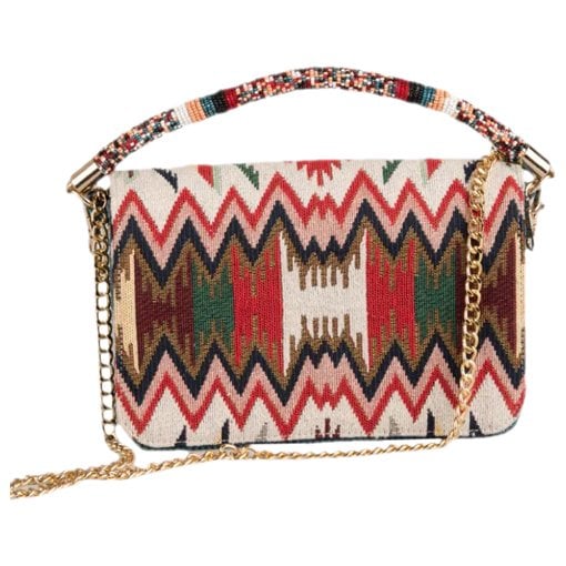 Velvet clutch bag