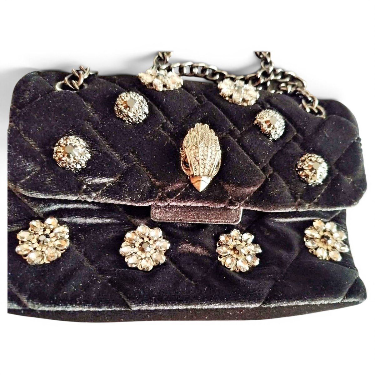 Velvet handbag