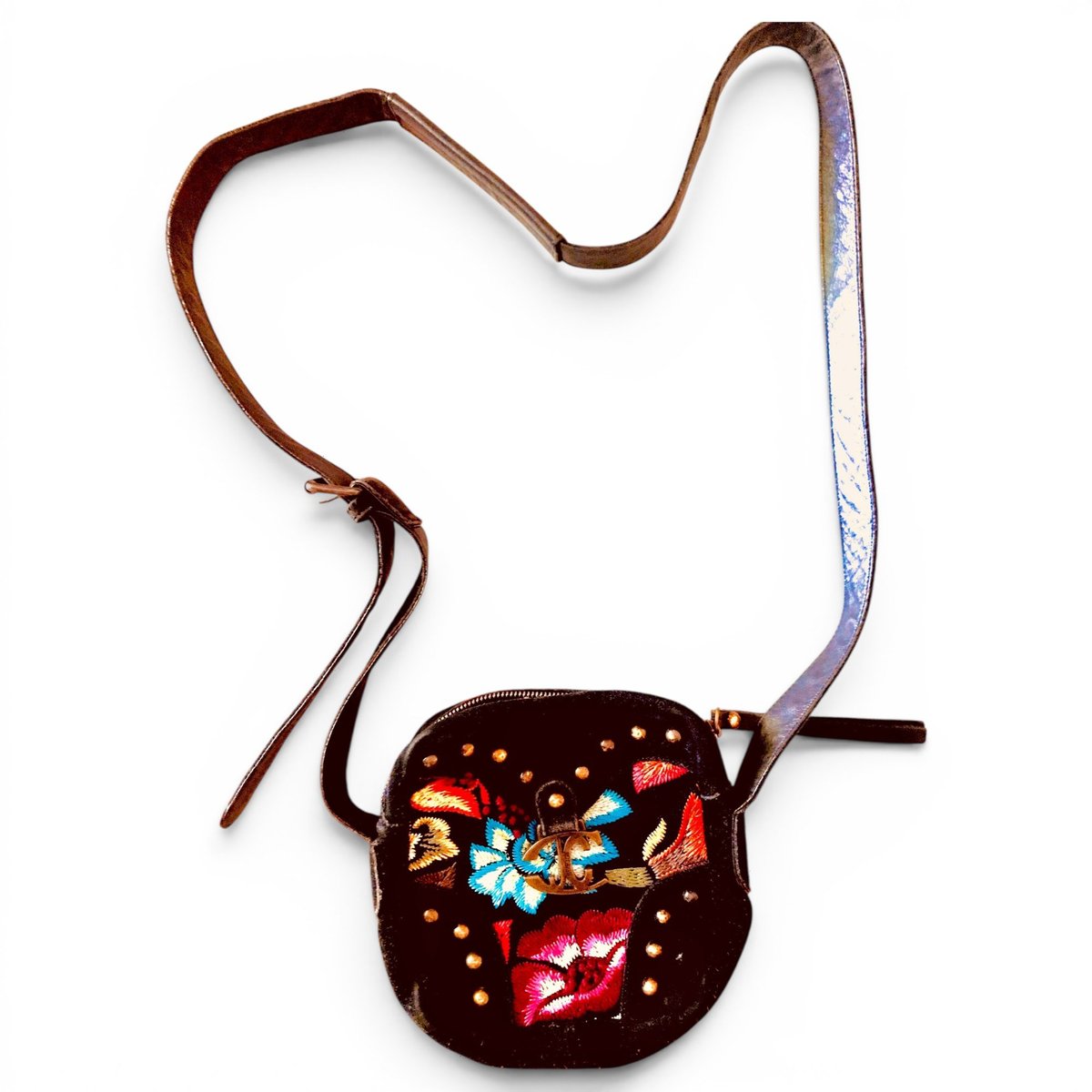 Velvet crossbody bag