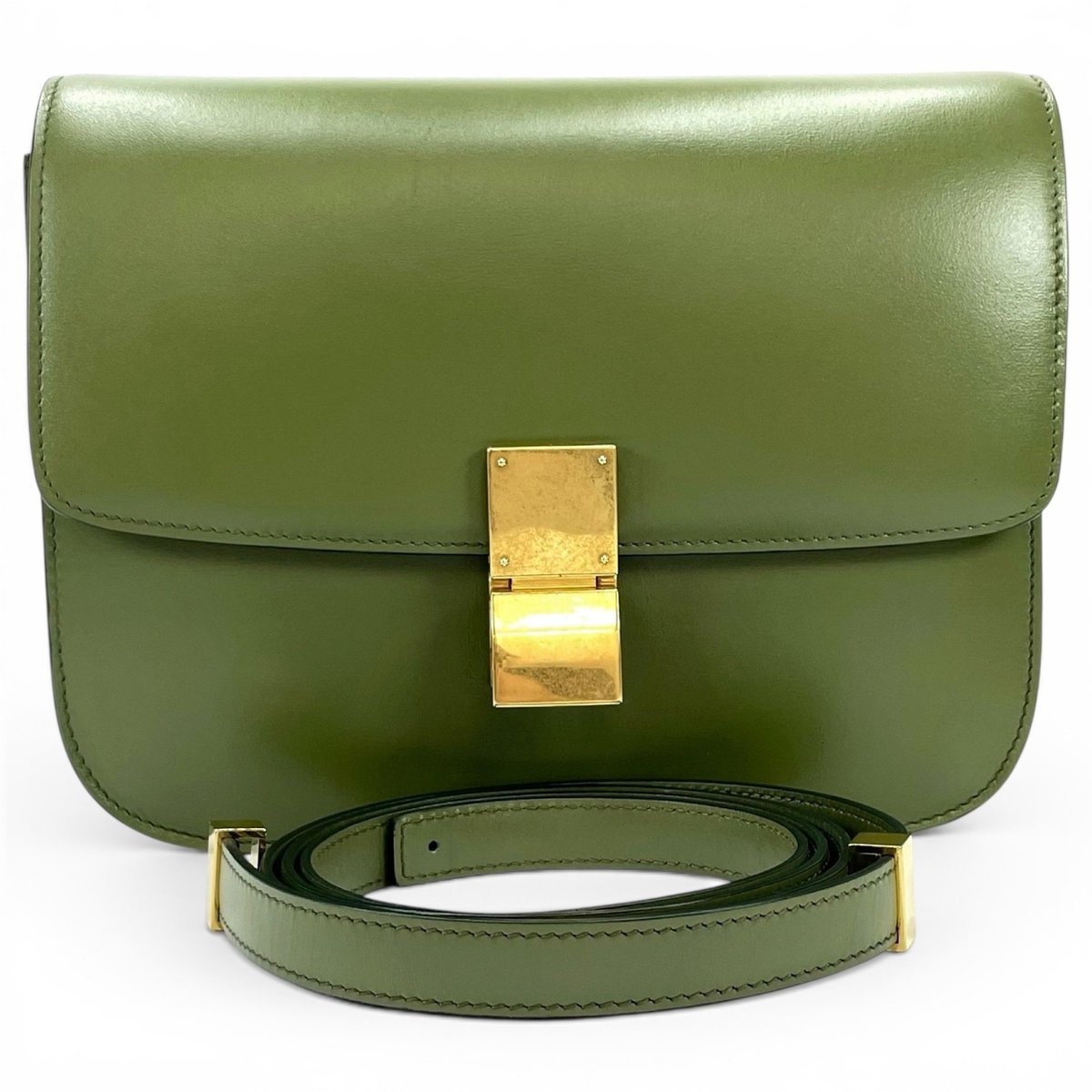 Classic leather handbag