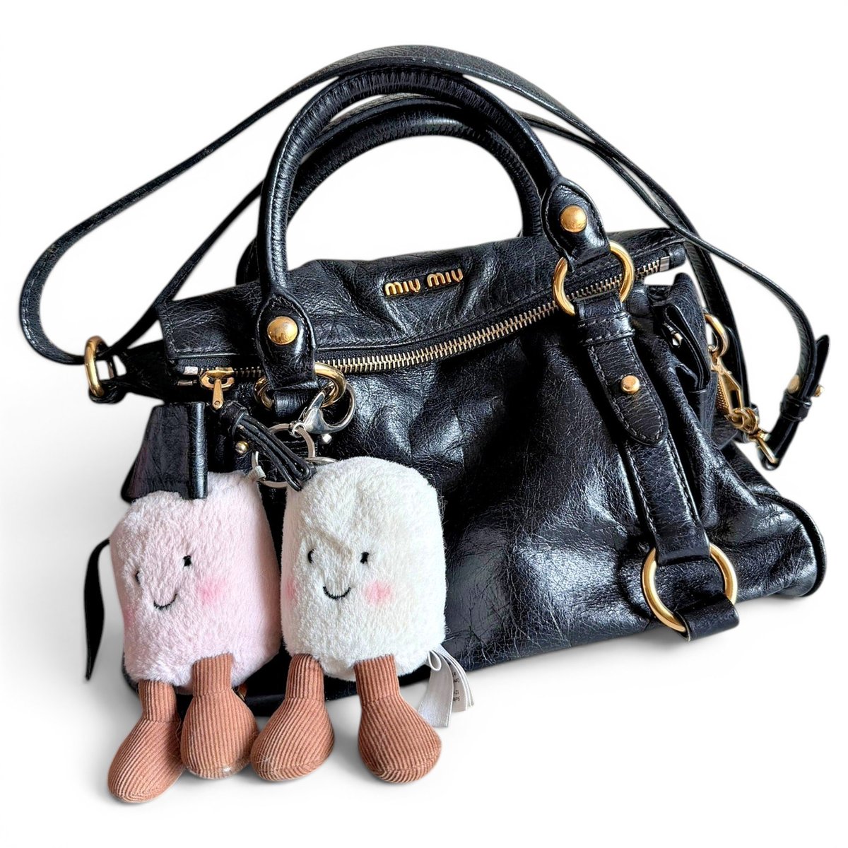 Bow bag leather crossbody bag