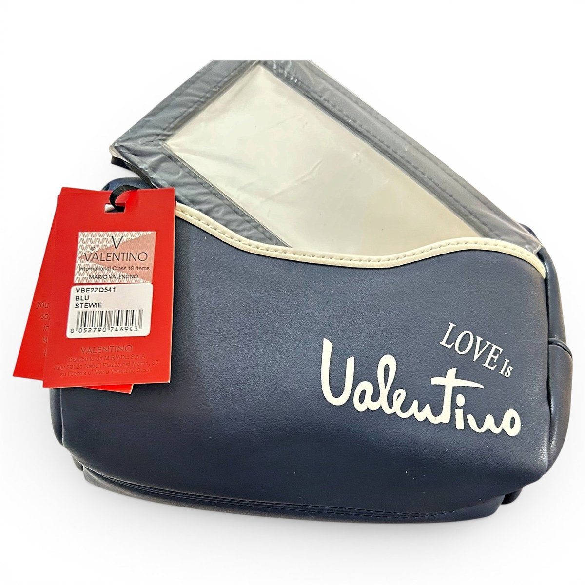 Patent leather vanity case