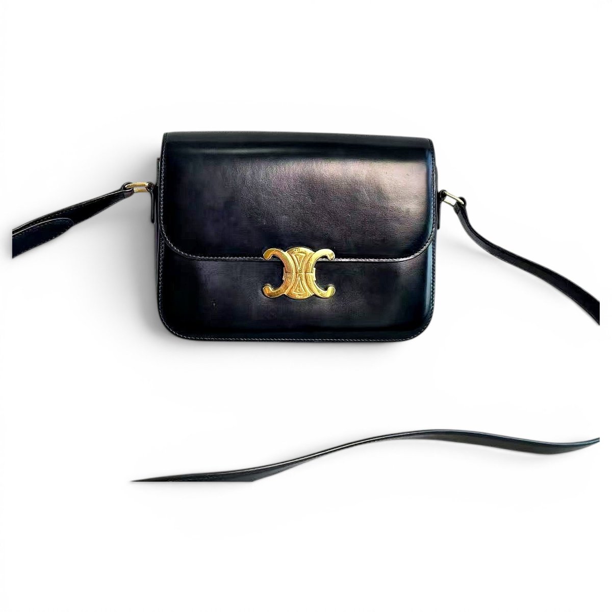 Triomphe leather handbag