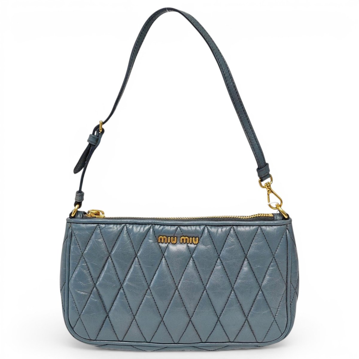 Miu Spirit leather handbag