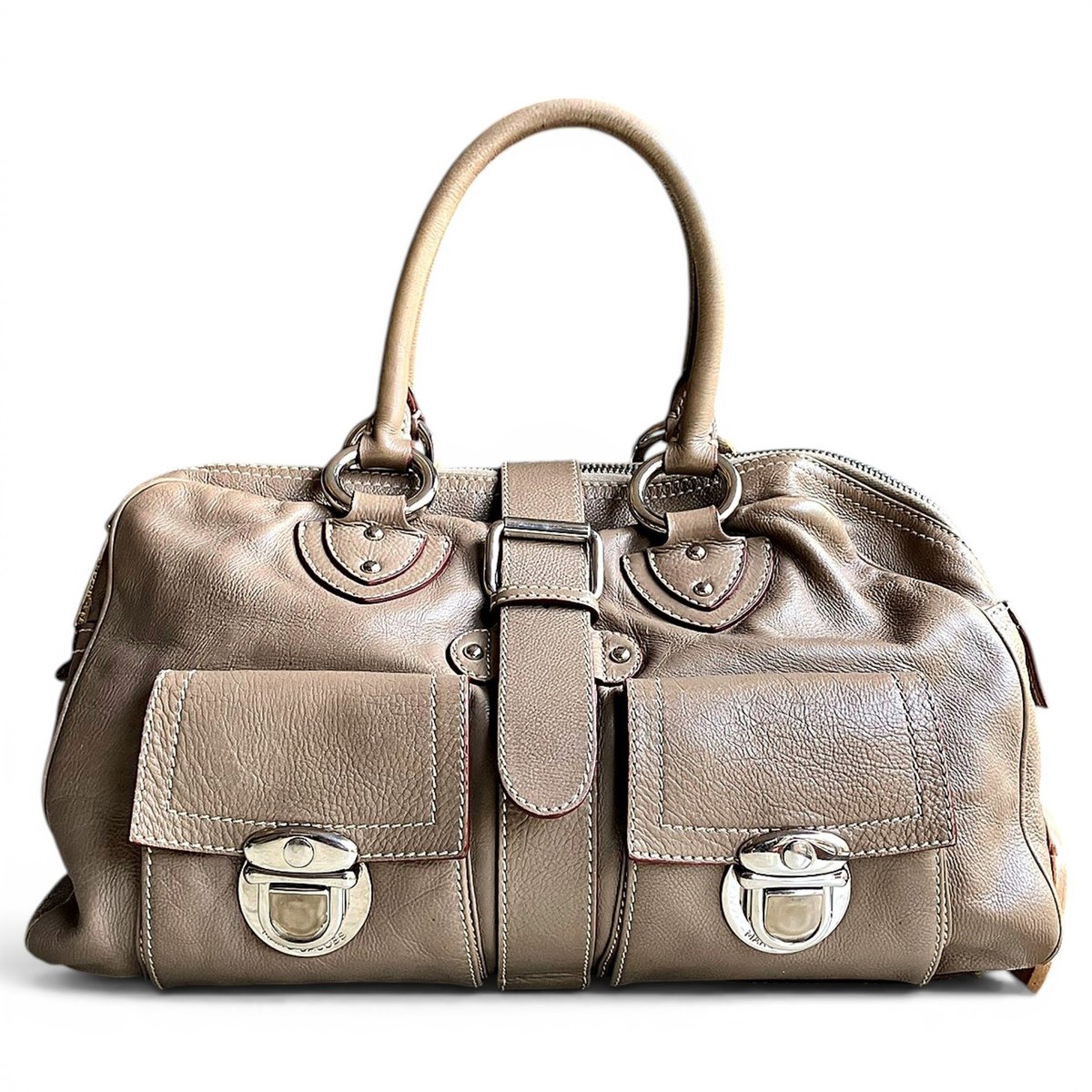 Leather handbag