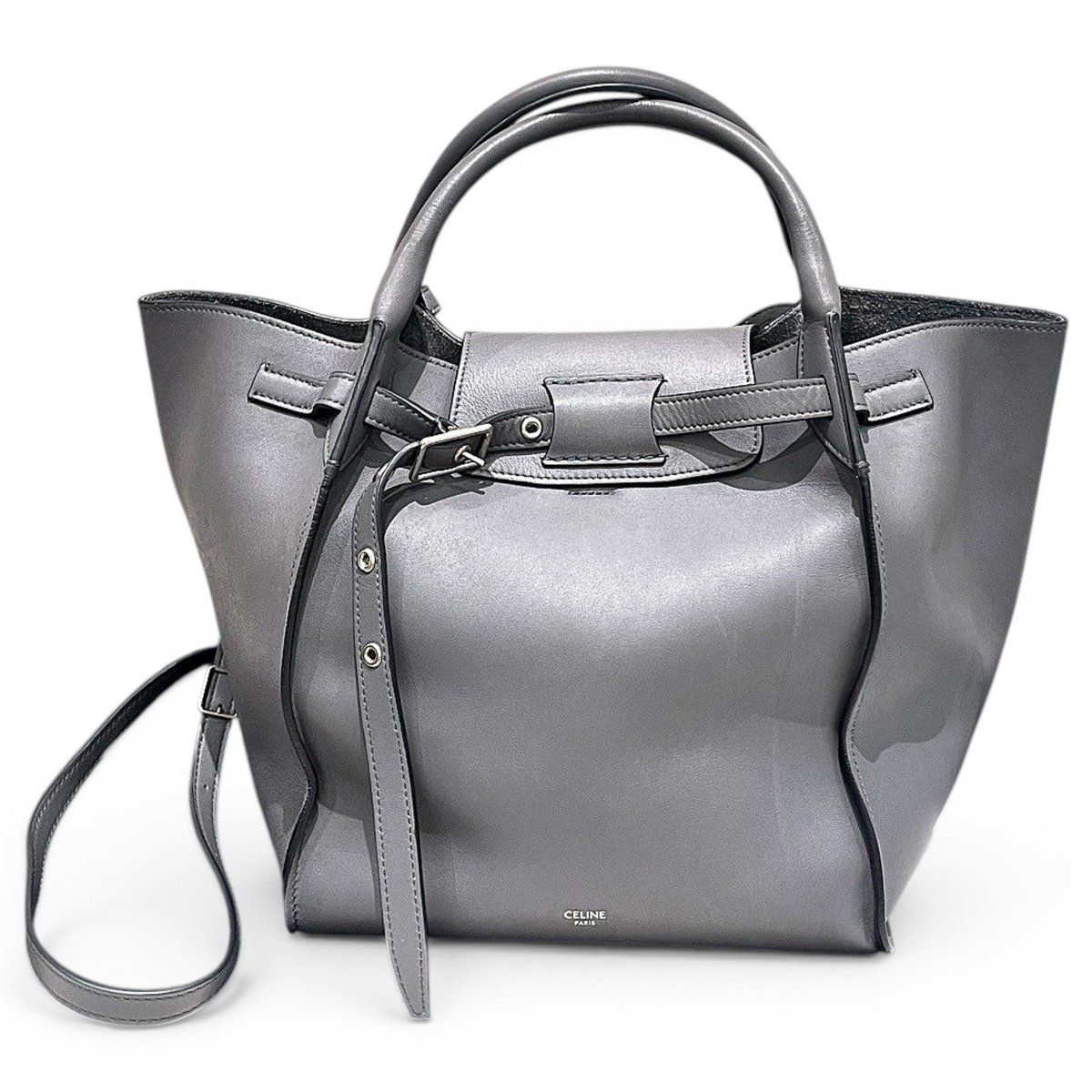 Big Bag leather handbag