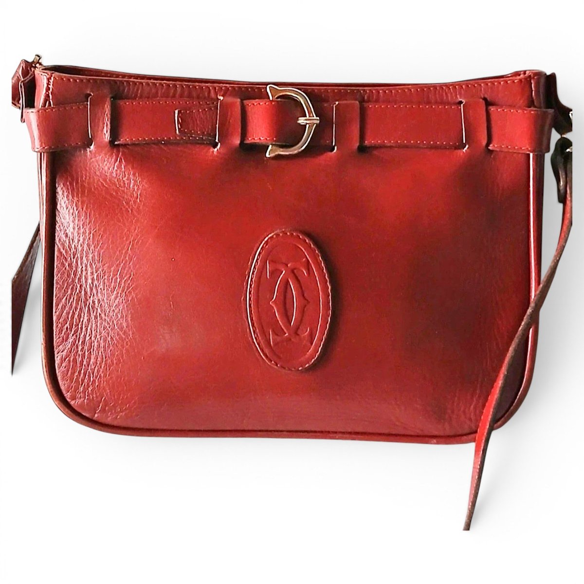 C leather handbag