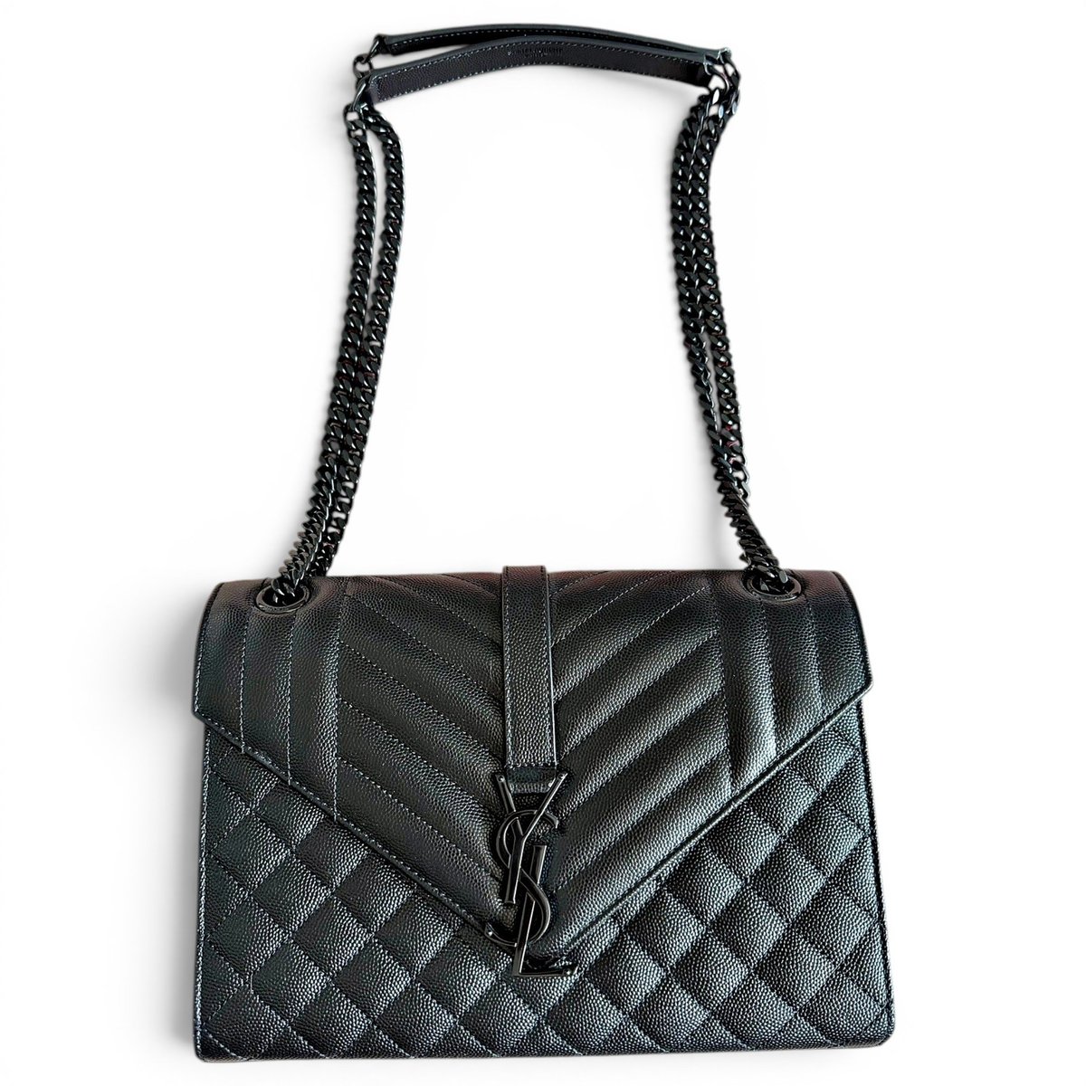 Envelope leather crossbody bag