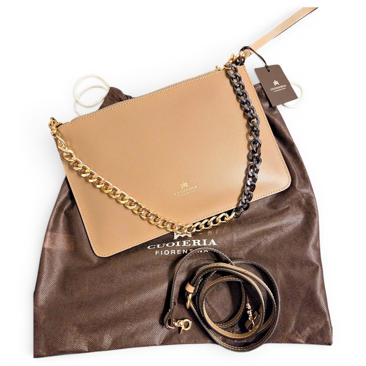 Leather crossbody bag