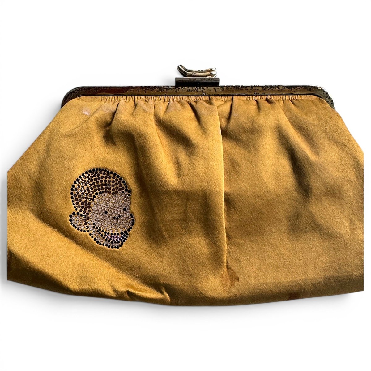 Silk clutch bag