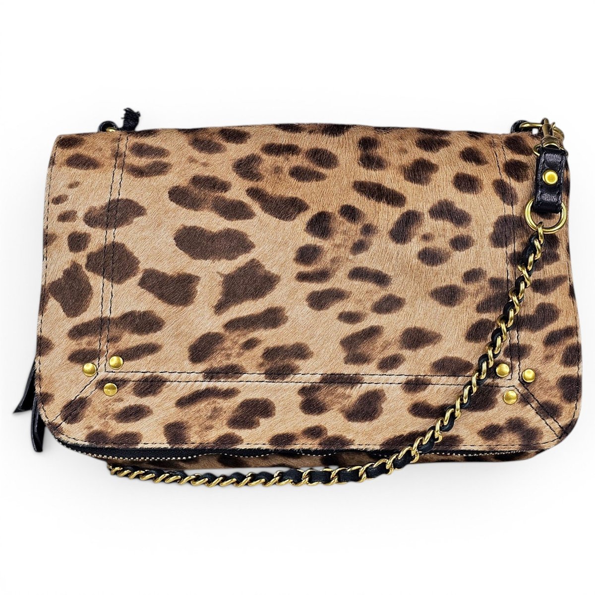 Bobi pony-style calfskin crossbody bag
