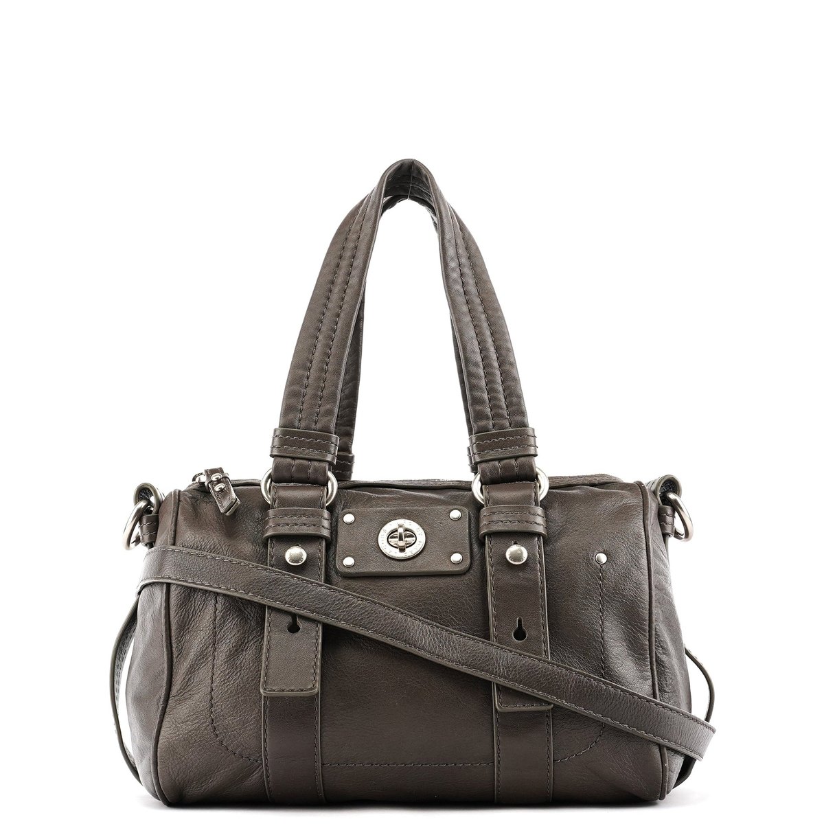 Classic Q leather bowling bag