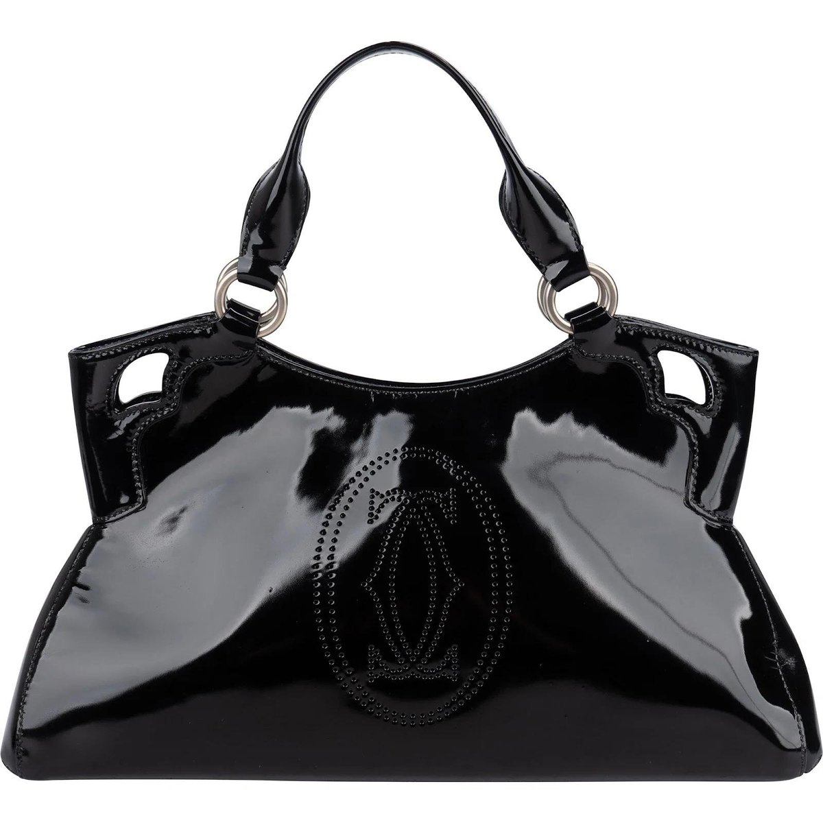 Marcello patent leather handbag