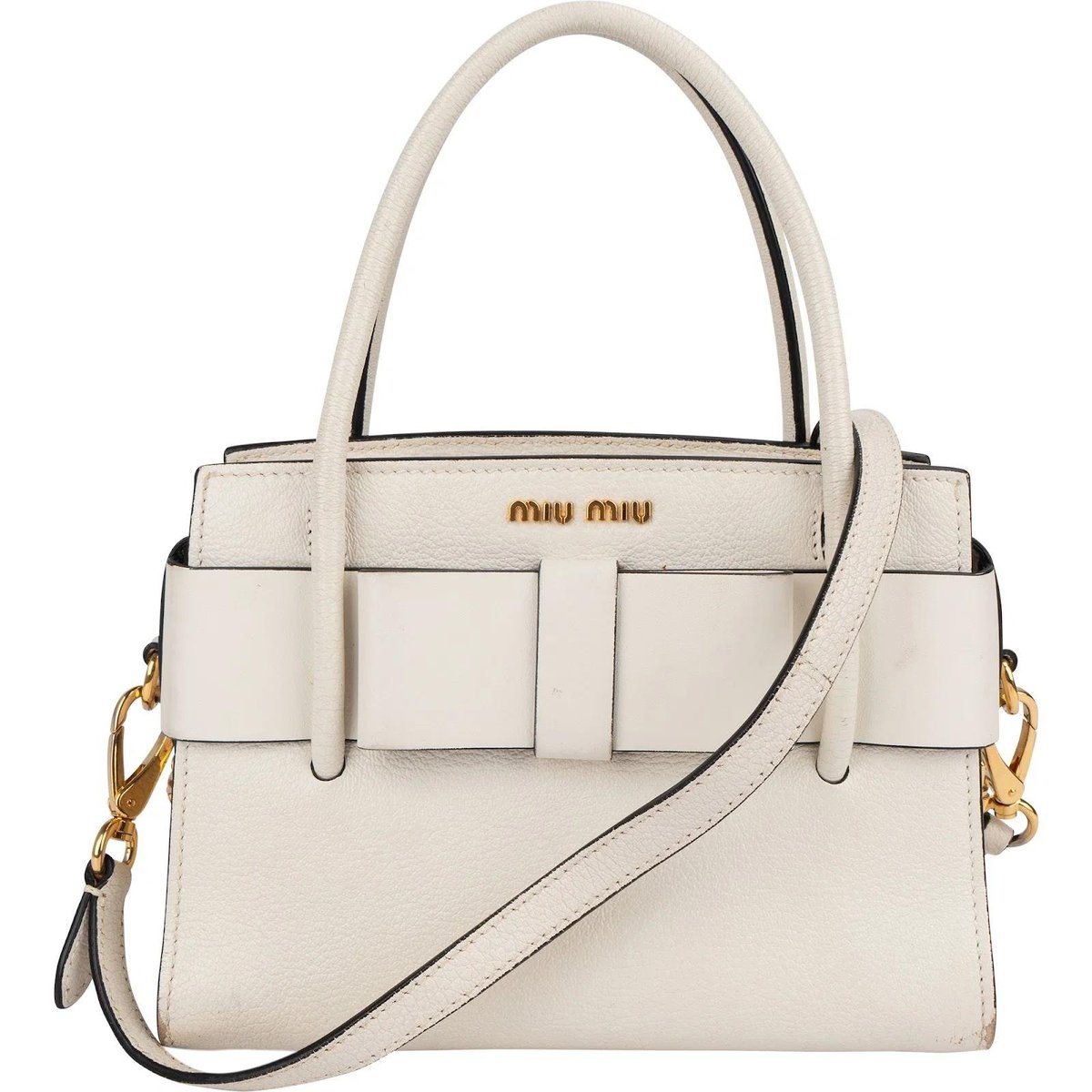 Madras leather handbag
