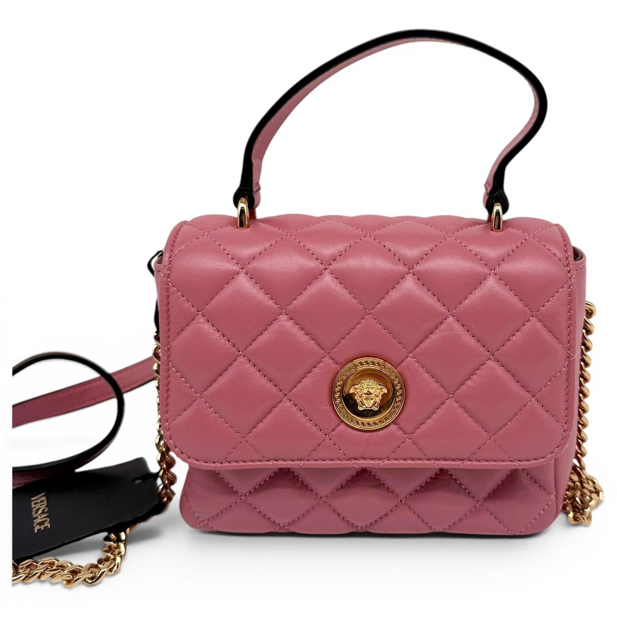 La Medusa leather handbag