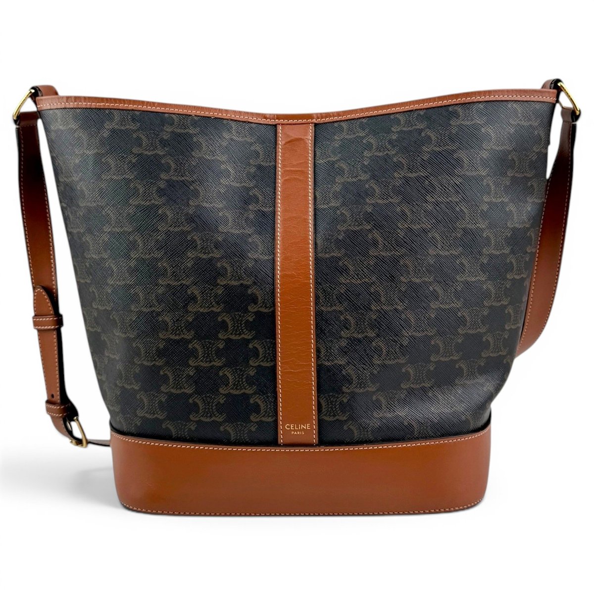 SAC SEAU leather handbag