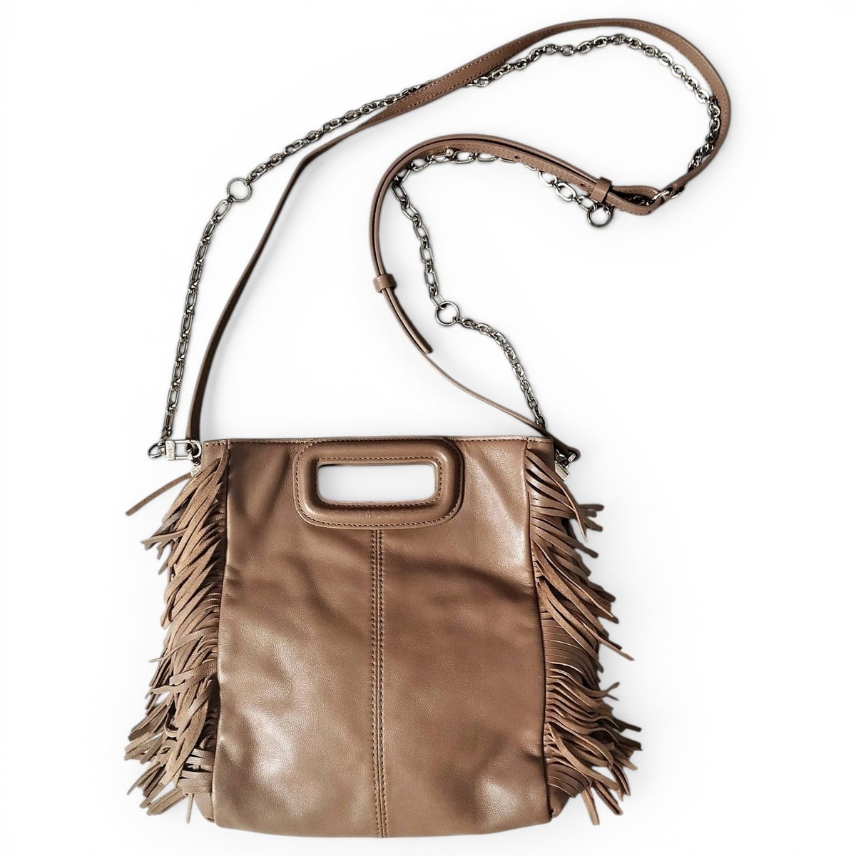 Sac M leather crossbody bag