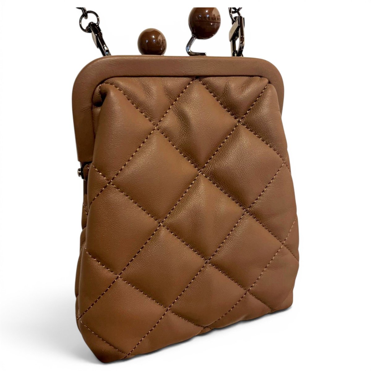Pasticcino leather crossbody bag