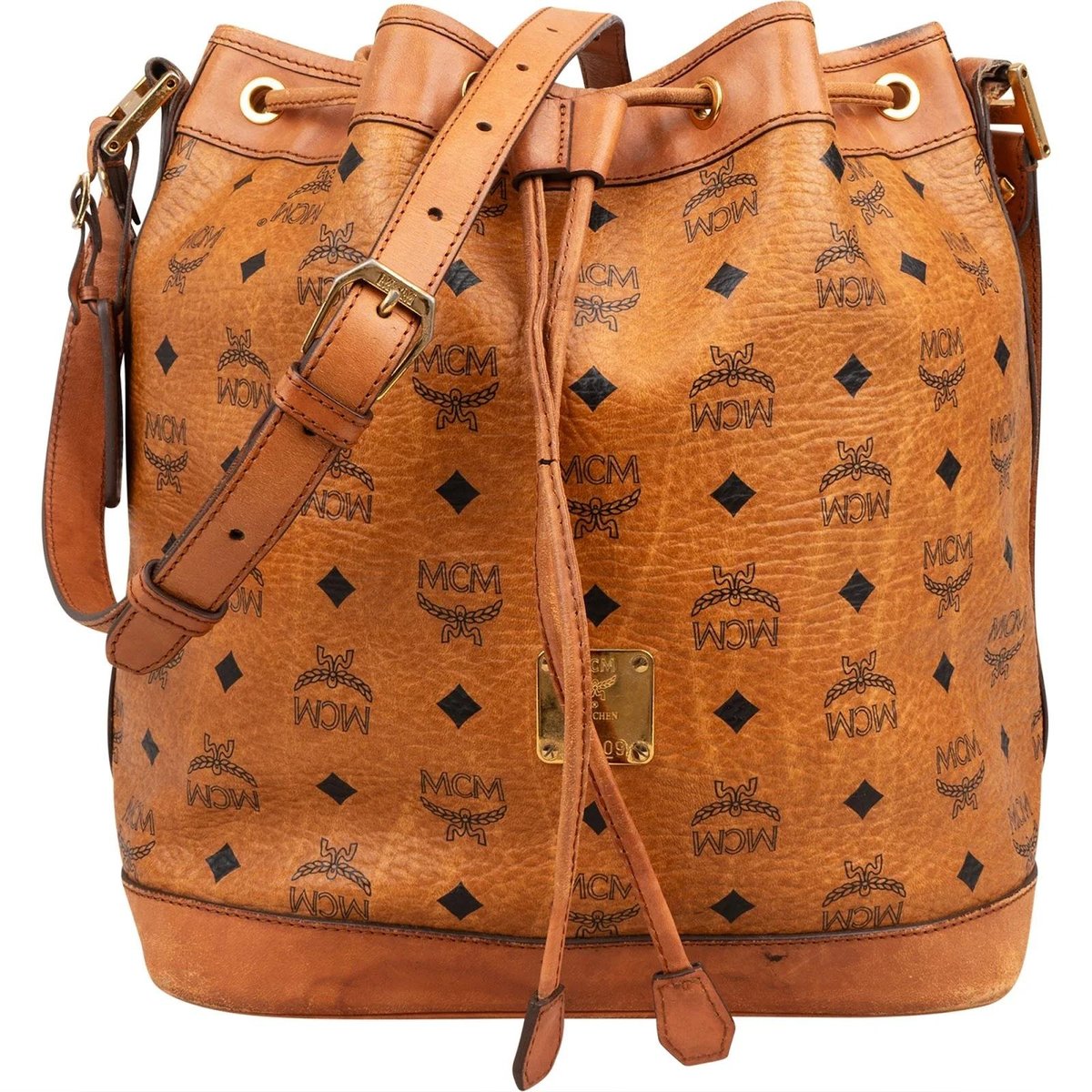 Heritage Drawstring leather crossbody bag