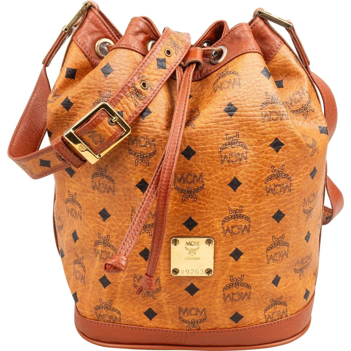 Heritage Drawstring leather crossbody bag