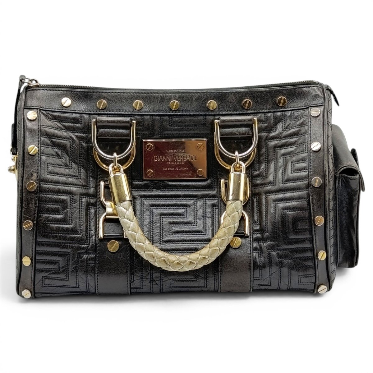 Leather handbag
