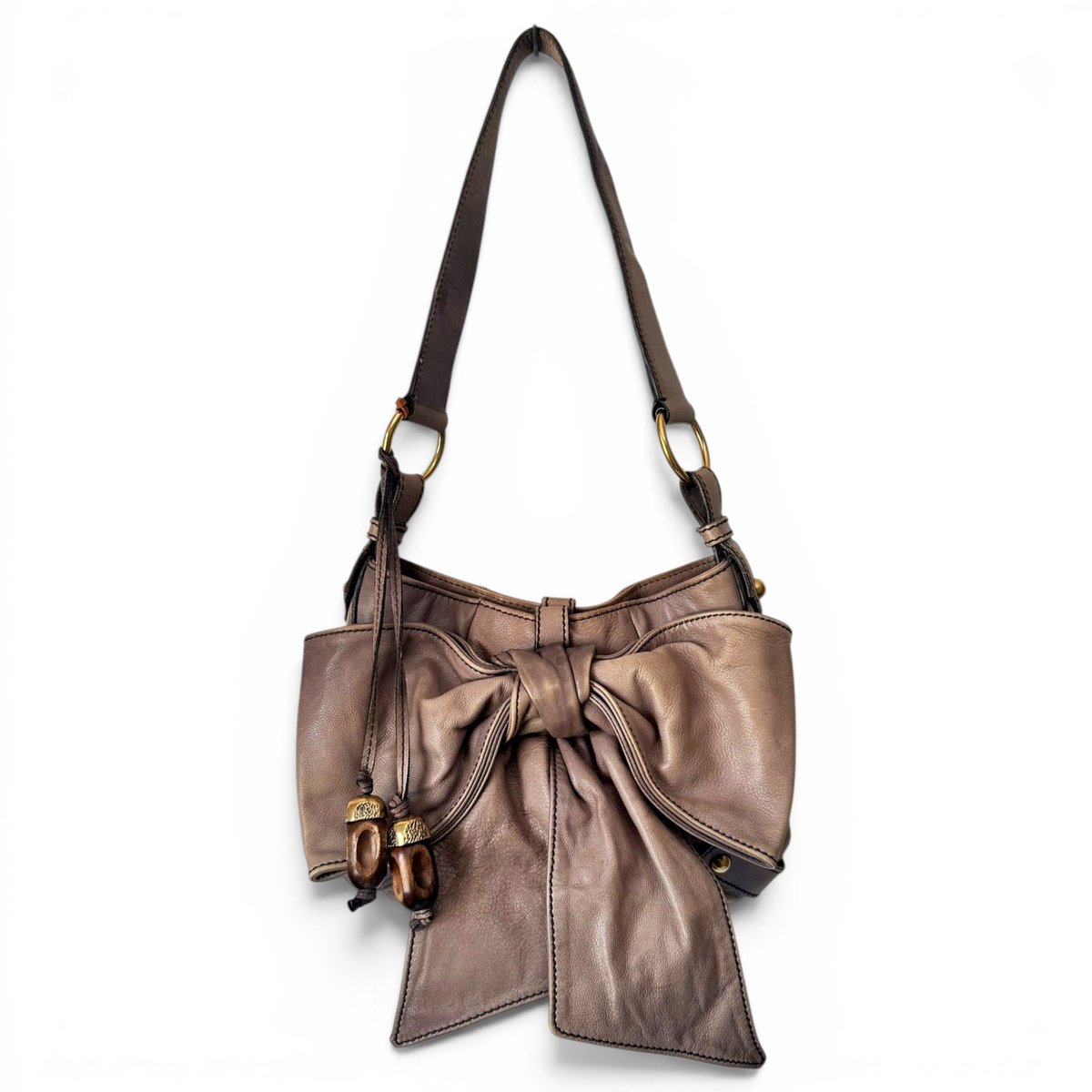 Leather handbag