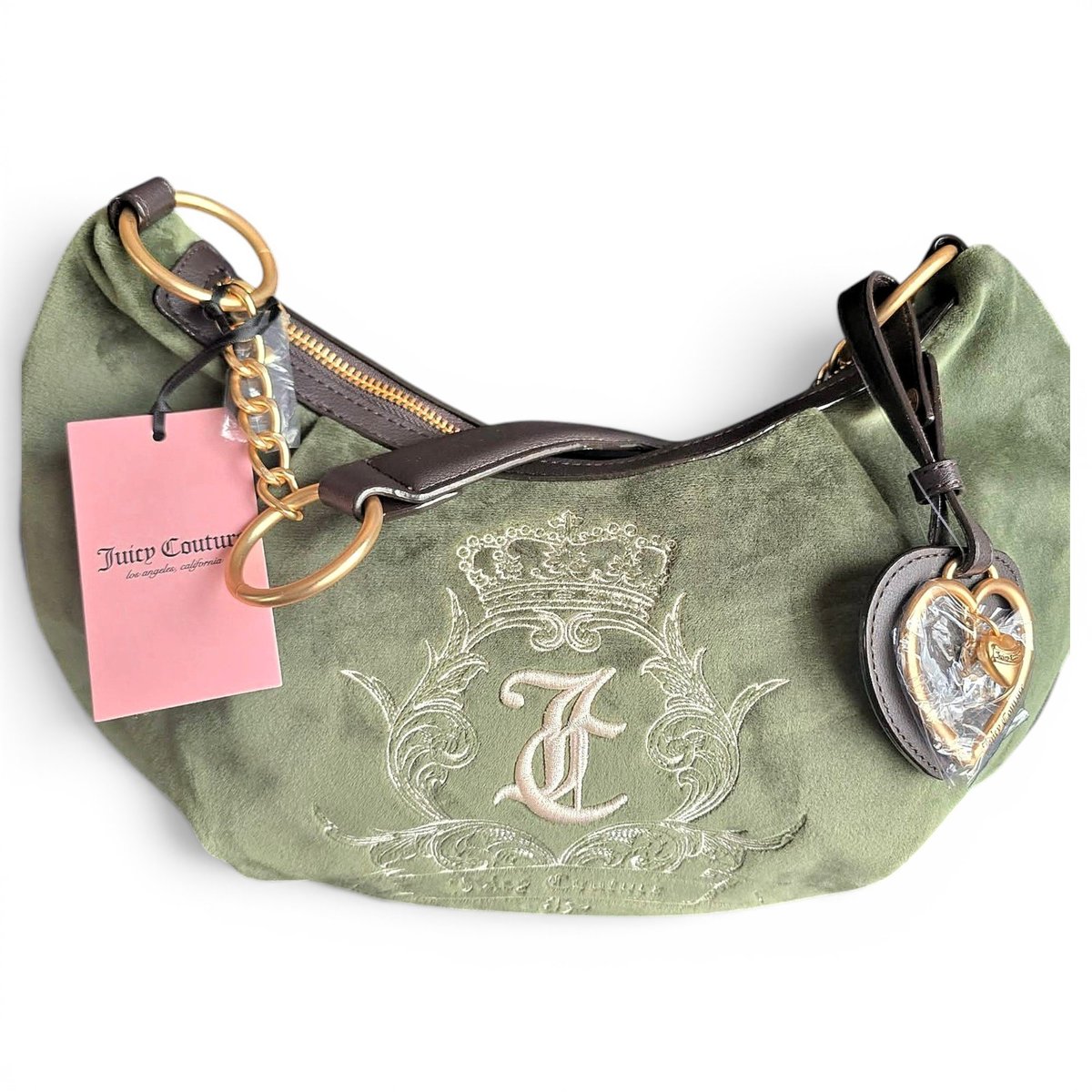 Velvet handbag