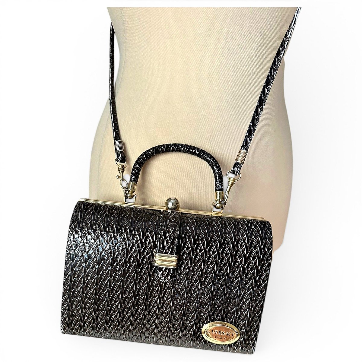 Leather crossbody bag