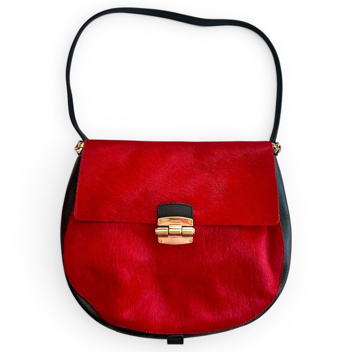 Metropolis pony-style calfskin crossbody bag