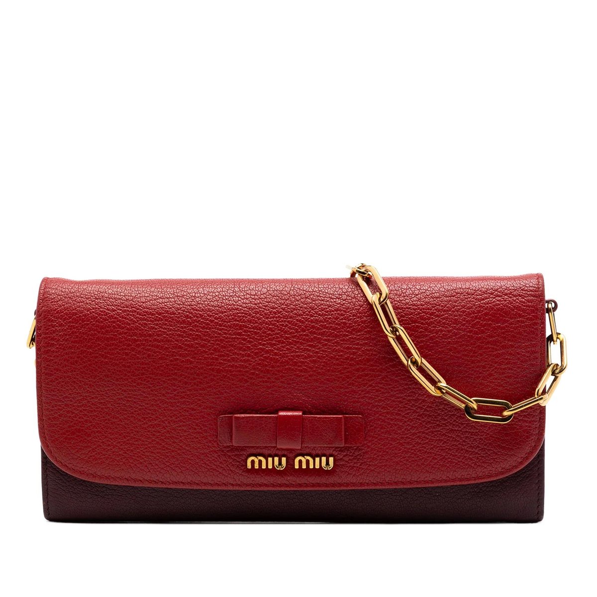 Madras leather handbag