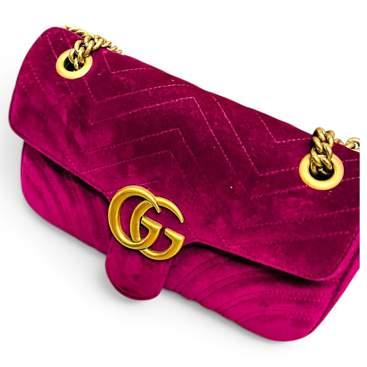 GG Marmont velvet handbag
