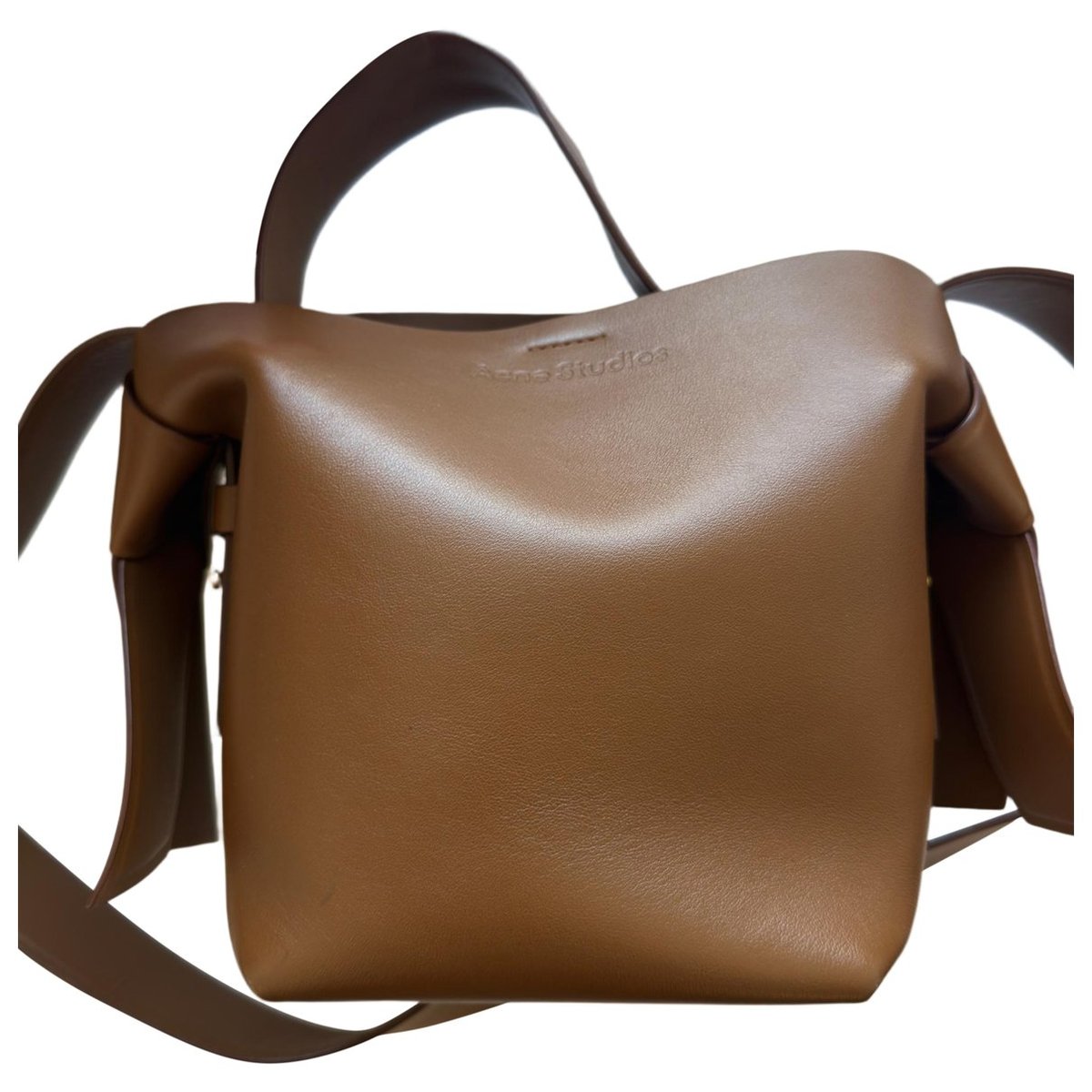 Musubi leather handbag