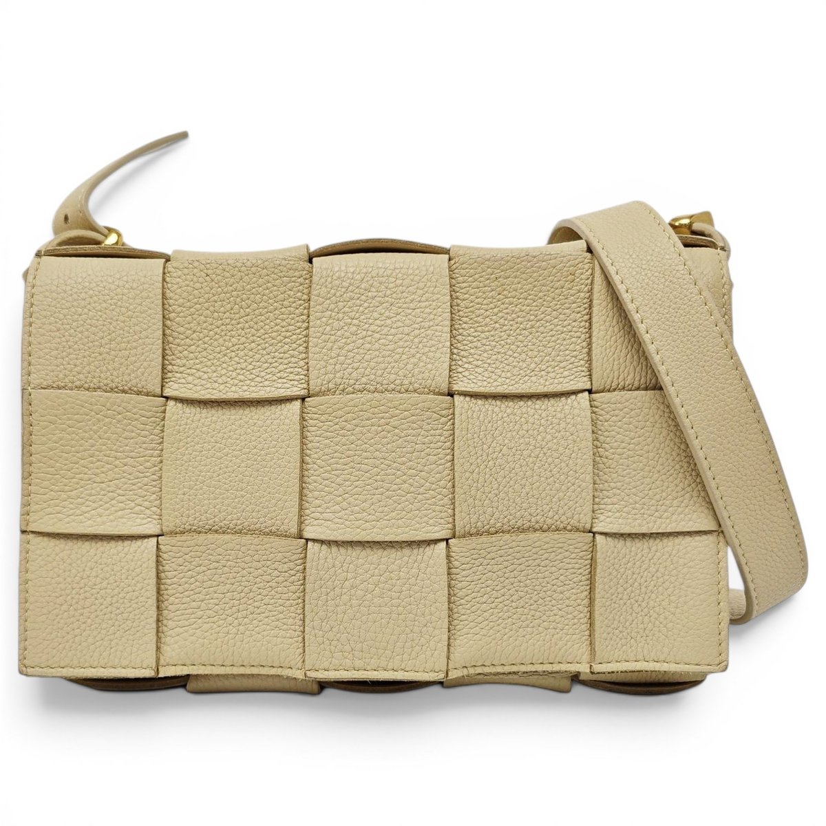 Cassette leather crossbody bag