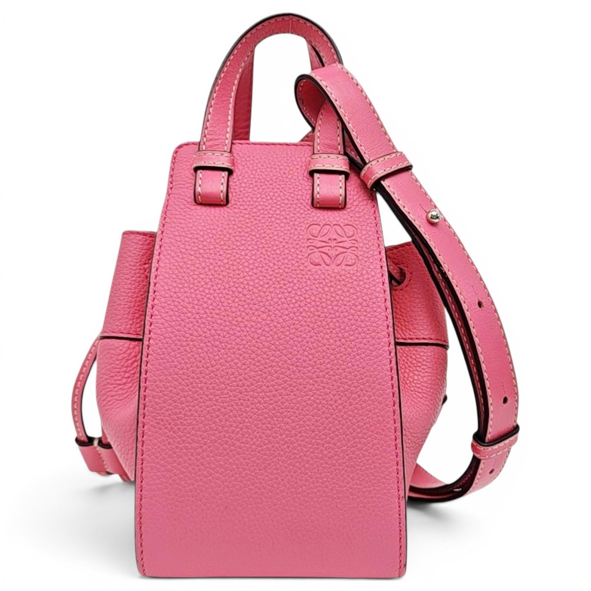 Hammock leather crossbody bag