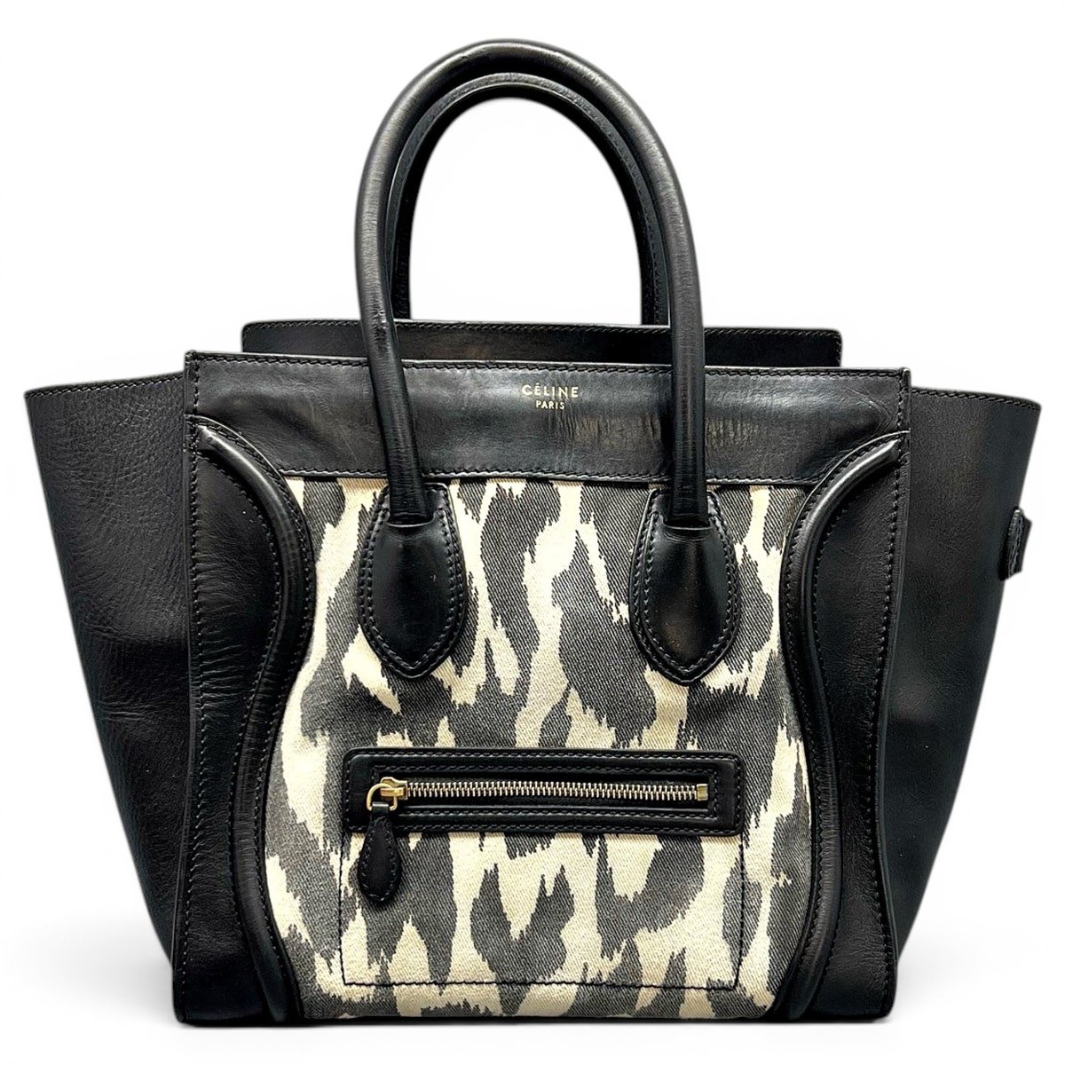 Luggage leather handbag