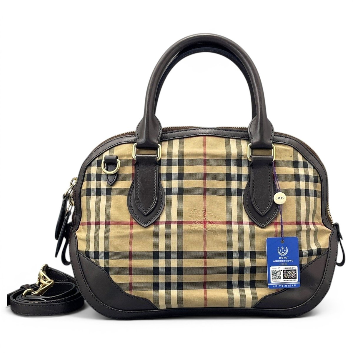 Leather handbag