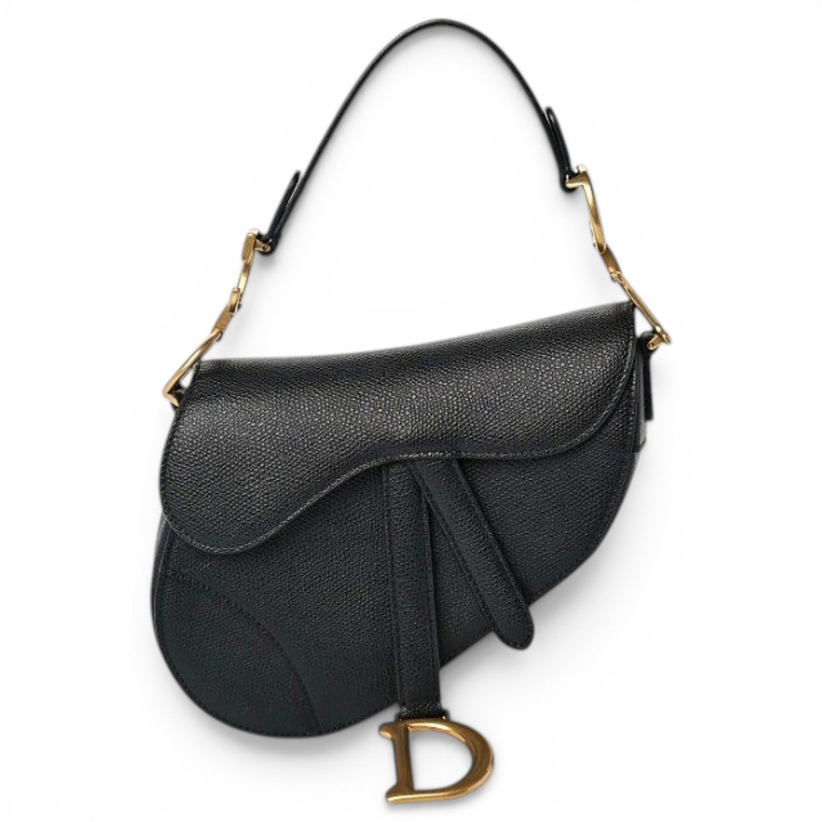 Saddle leather handbag